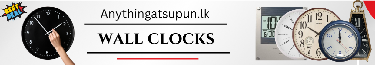 Wall Clocks | Enhance Your Space with Stylish Timepieces from Anything At Supun